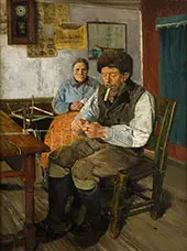 The Net Mender By Christian Krohg
