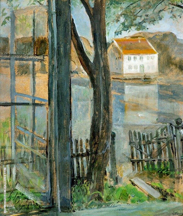 Through The Window by Christian Krohg | Oil Painting Reproduction