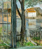 Through The Window By Christian Krohg
