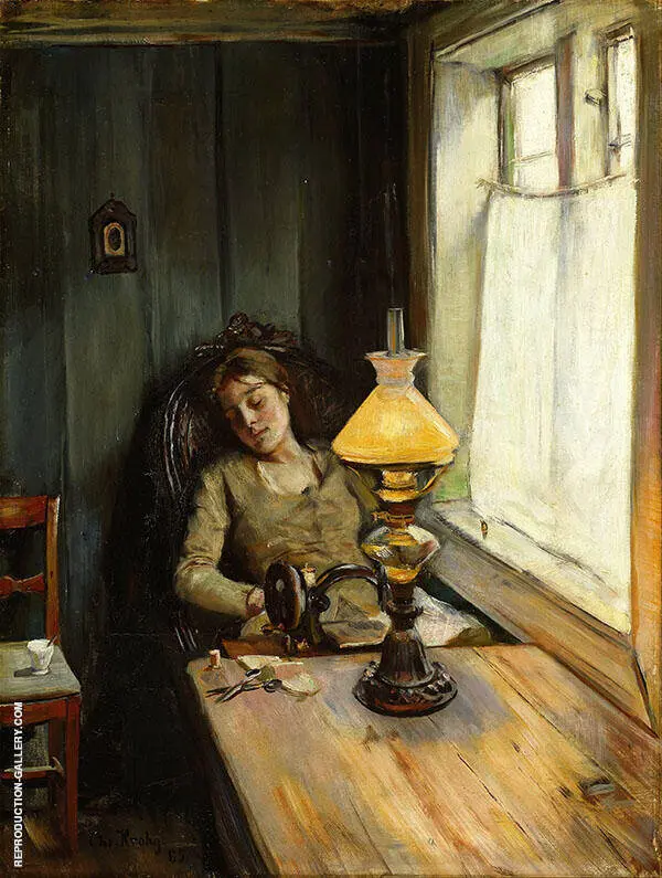 Tired By Christian Krohg