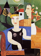 L'artiste et sa Femme 1927 By Gustave De Smet