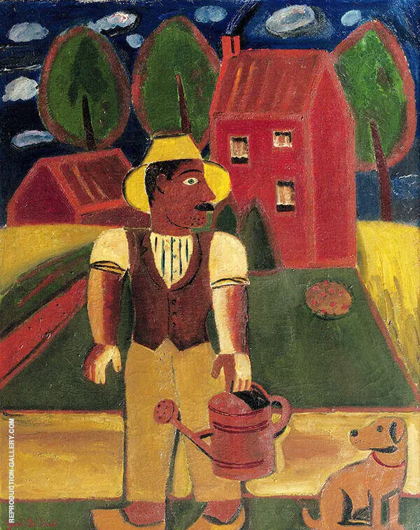 Le Jardinier 1929 By Gustave De Smet