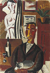 Man with The Bottle By Gustave De Smet
