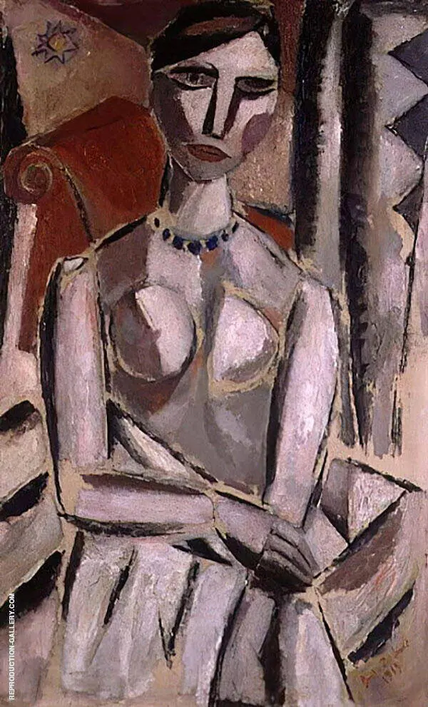 Portrait of a Woman 1919 By Gustave De Smet