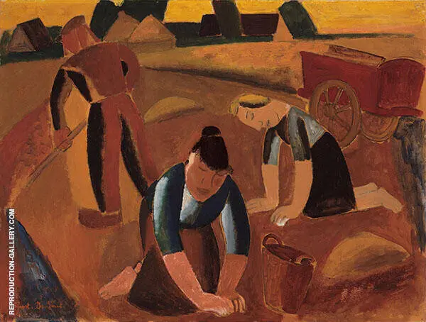 Potato Harvest By Gustave De Smet