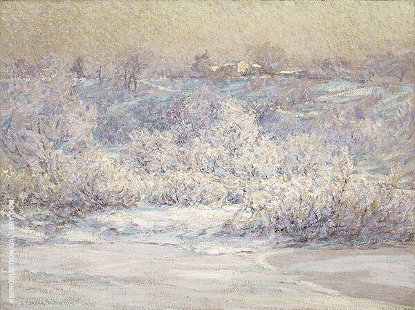 Frosty Morning by John Ottis Adams | Oil Painting Reproduction