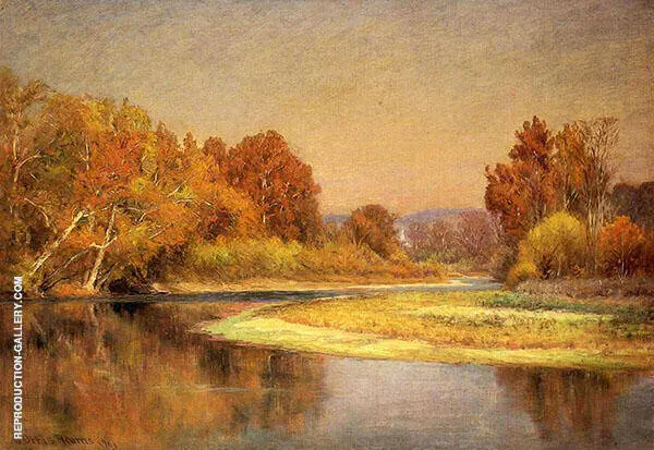 Sycamores on The Whitewater By John Ottis Adams