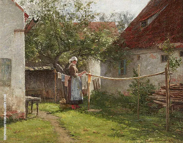 Wash Day Bavaria By John Ottis Adams