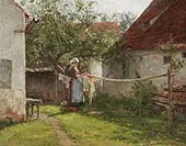 Wash Day Bavaria By John Ottis Adams