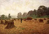 Wheat Wain Afield By John Ottis Adams