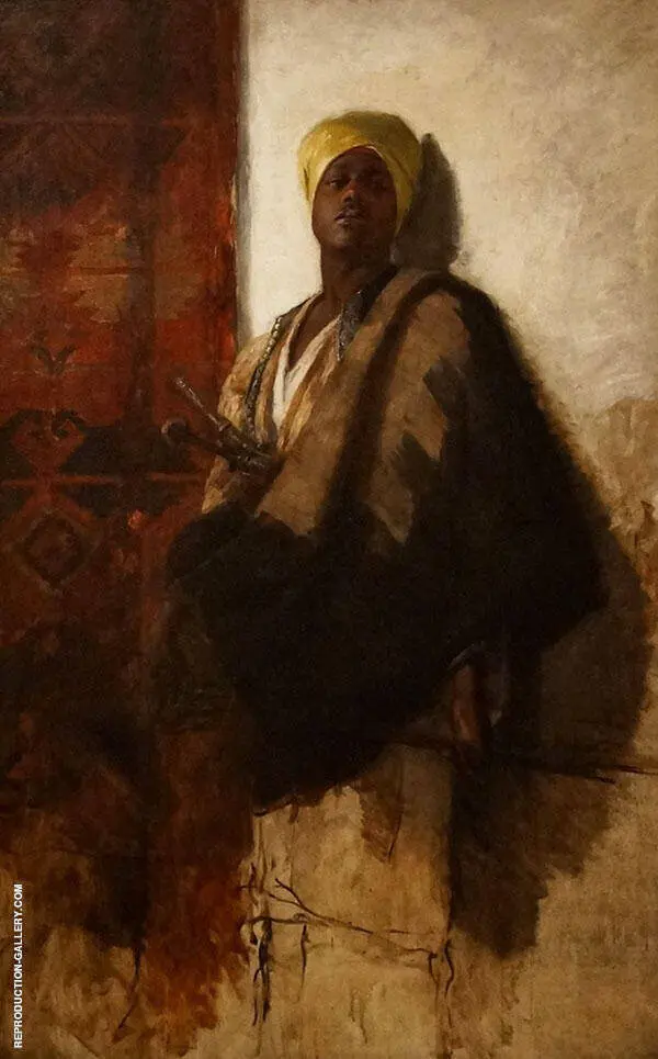 Guard of The Harem c1880 By Frank Duveneck