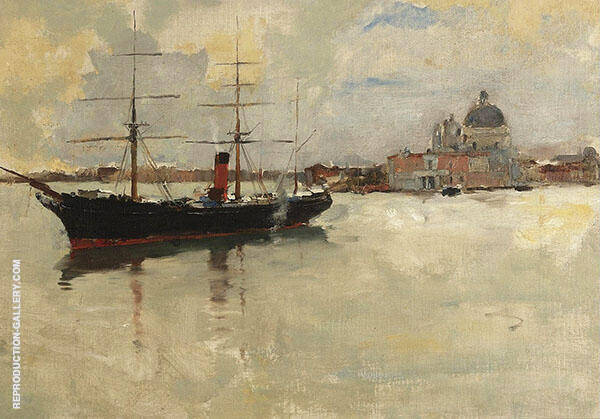 Scene in Venice by Frank Duveneck | Oil Painting Reproduction