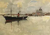 Scene in Venice By Frank Duveneck