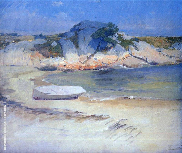 Sheltered Cove by Frank Duveneck | Oil Painting Reproduction