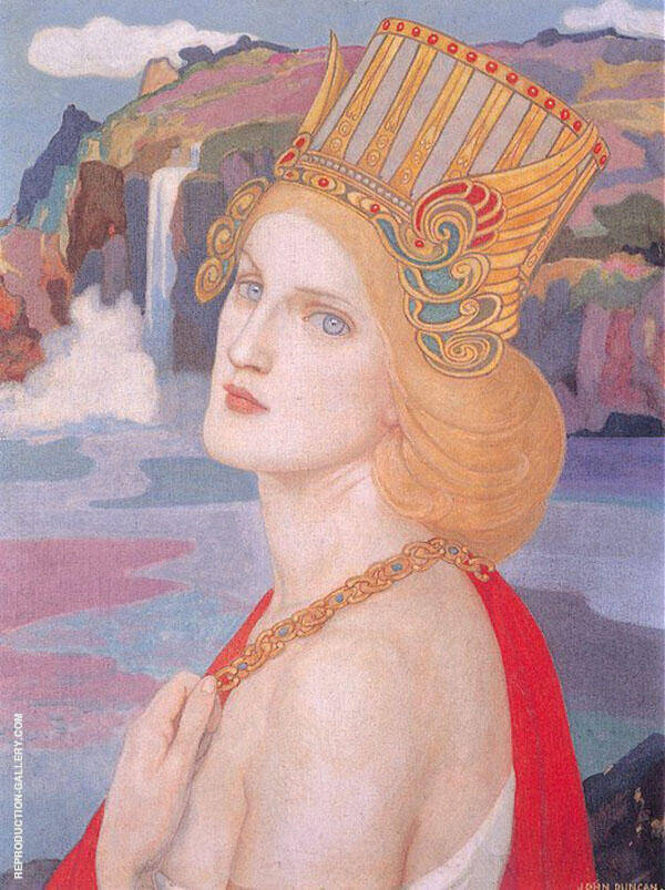 Aiofe by John Duncan | Oil Painting Reproduction