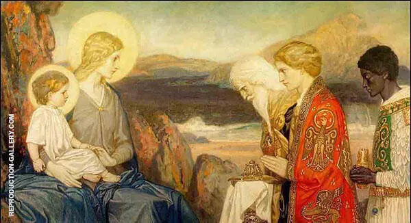 The Adoration of The Magi 1915 By John Duncan