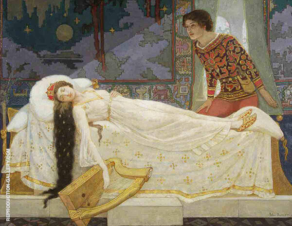 The Sleeping Princess by John Duncan | Oil Painting Reproduction