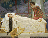 The Sleeping Princess By John Duncan