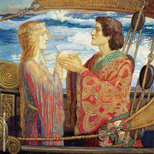Tristan and Isolde 1912 By John Duncan