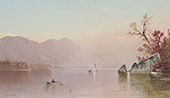 Autumn Mist Lake George 1871 By Alfred Thompson Bricher