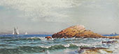 Little Bass Rock Narragansett Rhode Island By Alfred Thompson Bricher