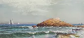 Little Bass Rock Narragansett Rhode Island By Alfred Thompson Bricher