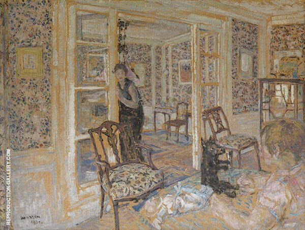 Interior 1930 by George Morren | Oil Painting Reproduction