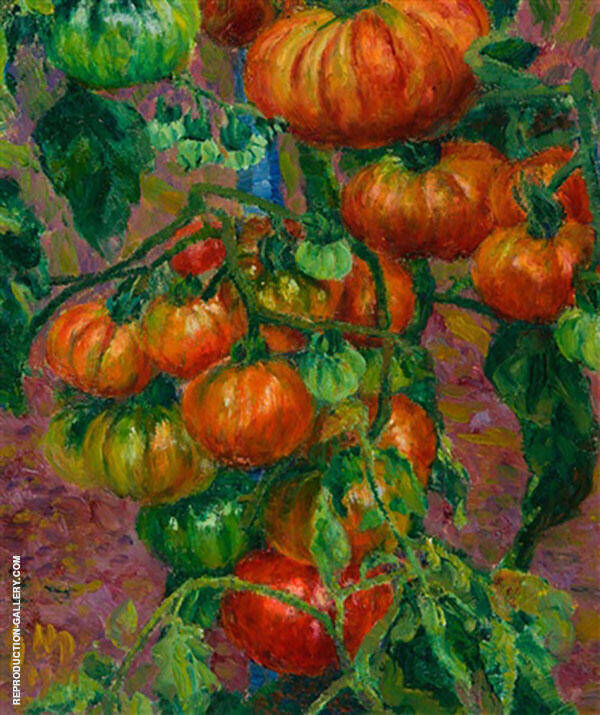 Les Tomates 1901 by George Morren | Oil Painting Reproduction