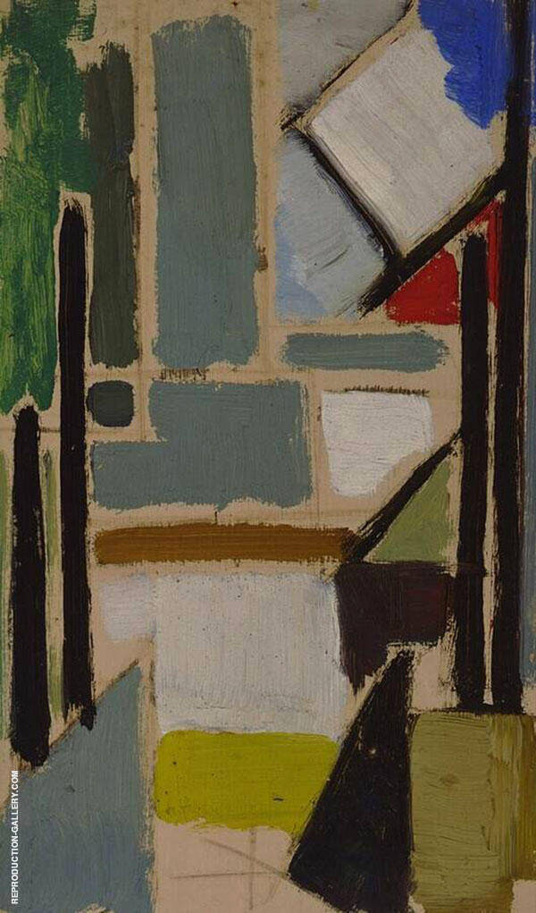 Composition 1929 by Theo van Doesburg | Oil Painting Reproduction