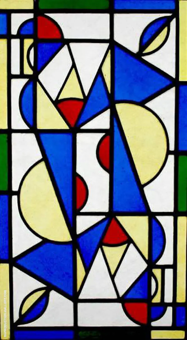 Dance 1 1917 By Theo van Doesburg