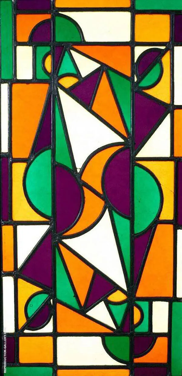 Dance 2 1917 By Theo van Doesburg