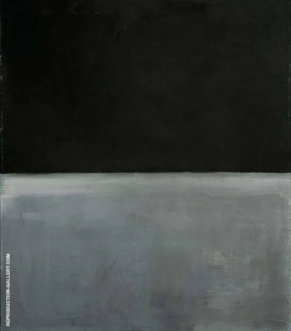 Untitled Black and Gray 1969 By Mark Rothko (Inspired By)