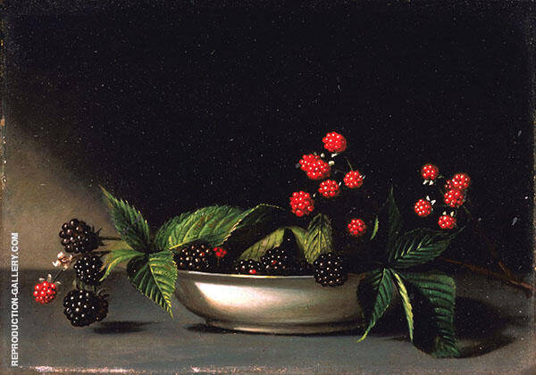 Blackberries c1813 by Raphaelle Peale | Oil Painting Reproduction