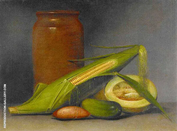Corn and Cantaloup 1813 By Raphaelle Peale