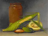 Corn and Cantaloup 1813 By Raphaelle Peale