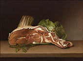 Cutlet and Vegetables By Raphaelle Peale