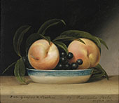 Fox Grapes and Peaches By Raphaelle Peale