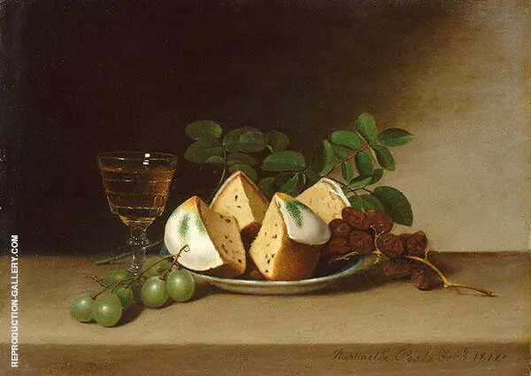 Still Life with Cake By Raphaelle Peale