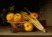 Still Life with Celery and Wine By Raphaelle Peale