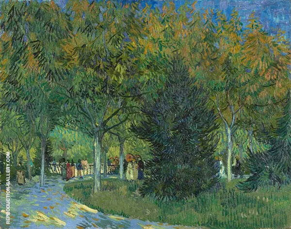 Path in The Park 1888 By Vincent van Gogh