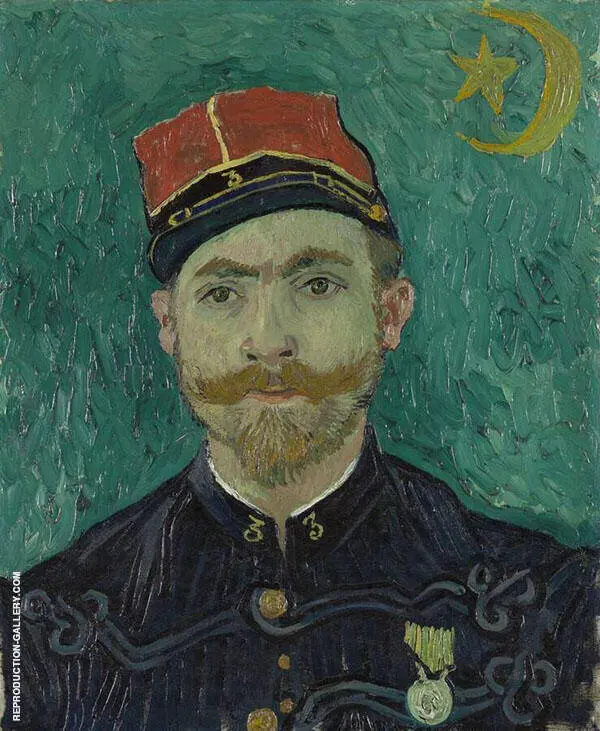 The Lover Portrait of Lieutenant Milliet 1888 By Vincent van Gogh