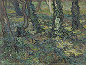 Tree Trunks with Ivy 1889 By Vincent van Gogh