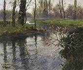 A Stream in Spring By Frits Thaulow