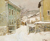 Norwegian Clergy House By Frits Thaulow