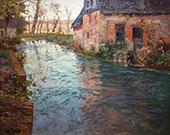 River in Normandy 1894 By Frits Thaulow