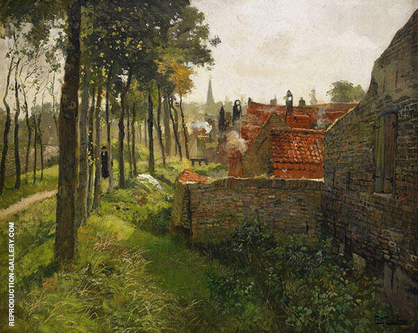 The Priest by Frits Thaulow | Oil Painting Reproduction