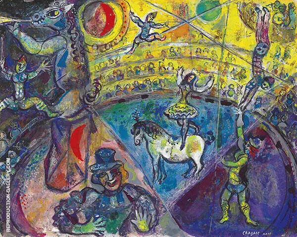 The Circus Horse By Marc Chagall