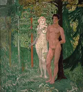 Adam and Eve 1908 By Jan Preisler