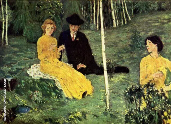 Lovers 1908 By Jan Preisler