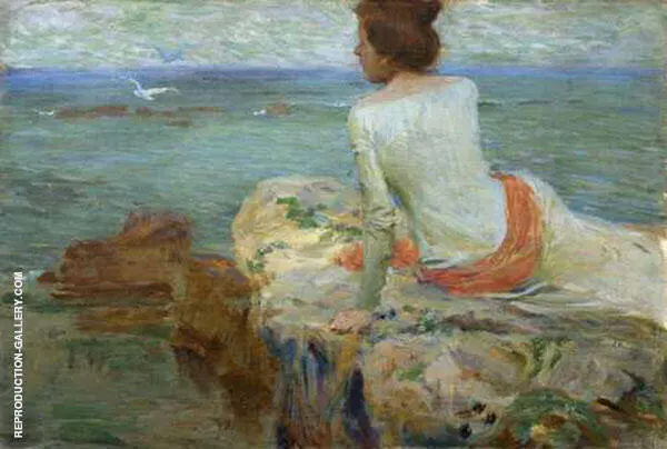 Sea with a Figure in The Foreground 1902 By Jan Preisler
